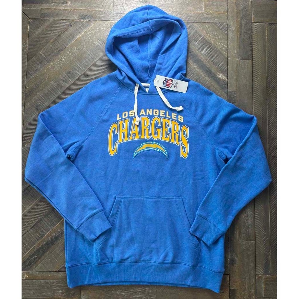 NFL Team Apparel Los Angeles Chargers Hoodie Mens Medium Blue Pullover NWT